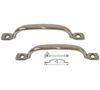 - Tirador longitud 154 mm (lote de 2) acero inoxidable 316 - A4