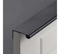 Tirador Moderno Curvado para Armario Ocultos,Picaportes Manija de la Puerta del Arco Establece Tiradores de Muebles Invisible Tiradores para Muebles Ocultos 1 Piezas (Full Length,400mm)