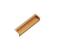 Tirador Oculto Zapatero con mango oscuro, puerta móvil integrada, armario, hebilla for, cajón Invisible de mano, Simple moderno(Golden120 mm)