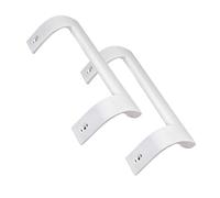 Tirador Para Puerta De Frigorífico | Compatible Con Beko, Saivod y Smeg | Kit 2 Asa Puerta Frigorifico Color Blanco | Tirador Nevera Compatible y Recambios Frigorificos De Instalación Fácil