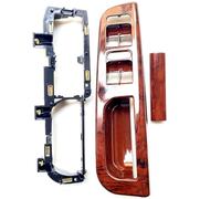 Tirador Puerta Coche Base Interruptor Manija De Puerta Caoba Para VW Para Passat B5 98-05 3B186717E 3B4867179B 3B0867180A 3B4867180B 3B4867372 Manijas Interiores(Front Left 3piece)