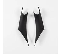 Tirador Puerta Coche Manija De Puerta Interior De 3 Colores, Cubierta Protectora Embellecedora ABS Para BMW Serie 3, 4, M3, M4, F30, F80, F31, F32, F33, F34, F35, F36, F82 ( Color : Black-2 pcs )