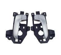 Tirador Puerta Coche Manija Puerta Interior Trasera Izquierda Derecha Palanca Cromada Para Kia Carens Rondo 2013-2016 82610A4110 82620A4110 83610A4110 manijas puertas automóviles(Rear left right)