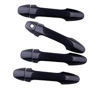 Tirador Puerta Coche Para Tacoma RAV4 2016-2018 8 Unids/kit Cubierta De Manija Puerta Coche Tapa Superpuesta Textura Fibra Carbono Ajuste Plástico ABS