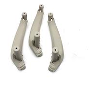 Tirador Puerta Interior Coche para X3 para X4 para F25 para F26 2010-2016 LHD RHD 4 Piezas Conjunto Interior Coche Cubierta Manija Puerta Interior Panel Reemplazo Asa Puerta vehículo(RHD Creamy Set)