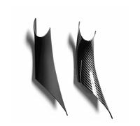 Tirador Puerta Izquierda+Derecha Cubierta Manija Puerta Interior Cubierta Protectora Ajuste ABS Para Serie 3 4 Serie M3 M4 F30 F80 F31 F32 F33 F34 F35 F36 F82 Coche Manija Puerta Interior(Negro,2Piece