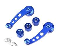 Tirador Puerta Manivela Elevación Ventana Manual Universal Para Coche Elevador Repuesto De Accesorios 2 Unidades(Azul)