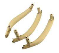Tirador Puerta Para B&MW F15 X5 2014 2015-2018 Para B&MW F16 X6 2015 2016-2019 Cubierta Embellecedora Manija Puerta Interior 51417292243 51417292244(3pcs Lhd-beige)