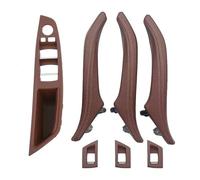 Tirador Puerta Para B&MW Serie 5 F10 F11 F18 520 523 525 528 530 535 2010-2017 LHD Conjunto Manija Puerta Interior Volante Izquierda(Lhd Red Brown)