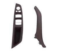 Tirador Puerta Para B&MW Serie 5 F10 F11 F18 520 523 525 528 530 535 2010-2017 LHD Conjunto Manija Puerta Interior Volante Izquierda(Moka 2pcs Set)