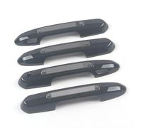 Tirador Puerta para Toyota Crown Land Rover 2021, Forma Decorativa Cubiertas para Manijas Puertas Coche Accesorios,Paint Black