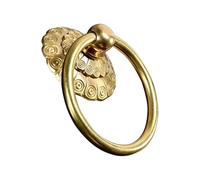 Tiradores Cajones Vintage con Anillo, Aldaba de puerta antigua de latón con forma de anillo, pequeña y vintage, for armario, puerta clásica, manija de anillo redonda, aldaba de puerta de entrada retro