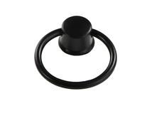 Tiradores Cocina Anillo 10 Piezas, Anillo Colgante Negro, Anillo Para Cajón, Anillo Para Tirar De Un Solo Orificio, Manija De Puerta De Armario, Pequeño, Negro