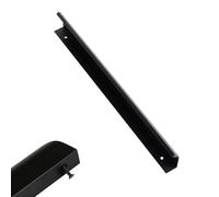 Tiradores Cocina Negros, 2 Piezas Tiradores Muebles Ocultos Aleación de Aluminio | Anodizado, Tirador Armarios Distancia Agujero: 64-1024mm Tirador de Puerta Manijas de Cajones Gabinete 1024mm/40.3in