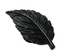 Tiradores de aleación de zinc para armarios de cocina y muebles | Aleación de zinc, resistente, revestimiento multicapa, diseño de hojas, para decoración de cajones de puerta de armario