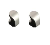 Tiradores De Arco Para Armario Tirador De Cajón De 2 Uds, Armario De Armario De Un Solo Agujero, Tirador De Bronce Verde, Tirador Pequeño Para Puerta De Armario, J960 Arena Plateada