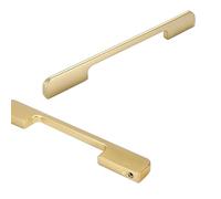 Tiradores de Armario para Cocina para Muebles Modernos 192 mm Espacio de Agujero, 2 piezas Tiradores Cajones Aluminio Sólido | Superficie Anodizada Manijas de Proa Tiradores Muebles 192mm/7.6in