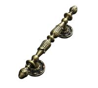 Tiradores de cobre macizo Mango de Tirón Estilo retro Manija de Armario cobre puro Perilla de Gabinete Inspirado en lo antiguo Manillas para cajón,guardarropa (Hole Spacing 86mm,Bronze)