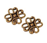 Tiradores de Cocina de Bronce Amarillo Tiradores Decorativos para Cajones 2 Pomos para Puerta de Armario Manijas de Muebles de Aleación de Zinc, Forma de Símbolo Musical (Single hole 45mm)