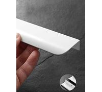 Tiradores de Cocina Súper Largos Manijas de Puertas de Gabinete Blanco,para armarios, cajones y puertas,Manijas Para Puertas Aluminio, Ventanas, Armarios (Total length 500mm)