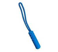 Tiradores de cremallera de Pvc para 20 piezas, tiradores de plástico para montañismo, mochilas con cordones y cuerdas con tirador de cremallera,Azul,65mm