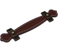 Tiradores de cuero para cajones, Mango Suave Y Mueble, Cajón, Maleta, Baúl Con Tornillos, 96mm/128mm