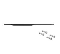 Tiradores de gabinete, tiradores de gabinete negros de forma implícita, paquete de 10 manijas de cajón de barra cuadrada delgada, manijas de gabinete de cocina vintage, manijas de tocador for herrajes