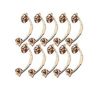 Tiradores de muebles Tiradores de puerta Tiradores de cajón retro 10 piezas Herrajes para muebles Anillo de tirador de puerta de cocina Armario Dormitorio Manija de puerta de armario Manija de pu