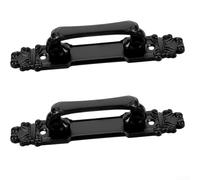 Tiradores de puerta corrediza antiguos para armarios y armarios, 1 o 2 piezas, accesorios de hebilla de metal, adecuados para múltiples materiales de puerta (2 unidades)