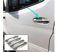 Tiradores de puerta Cromados para SPRINTER W907 W910 desde 2018 Acero inoxidable Manija de puertas Manillas Exterior Manetas Cromadas