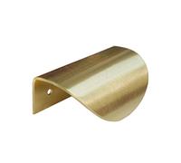 Tiradores de puerta de armario en forma de hoja dorada Cajones ocultos Muebles de cobre largos Perillas de gabinete Cocina Dormitorio Hardware