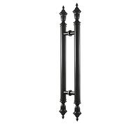 Tiradores de Puerta de Empuje contemporáneos en Forma de H, Tirador de Puerta de Granero de Doble Cara de Acero Inoxidable con Kits completos, 24 32 40 47 59 71 Pulgadas de Largo (Color : A,