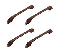 Tiradores de puerta de madera, diseño de tronco de puente plano, madera maciza de haya, estilo chino, manijas de cajón de armario