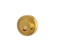 Tiradores de Puertas Interiores Indicador indicador de Inodoro Cerradura palancas de Puerta Puerta manija sin Llave for Estudio de Dormitorio o baño Entrada Manija Puerta (Color : Gold)