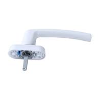 Tiradores de ventana Manija de puerta universal Cerradura con llave for doble acristalamiento Solo blanco Giratorio con tornillos