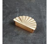 Tiradores dorados de flores para armarios, armarios, puertas, muebles, cocina, almacenamiento, armario, cajón, hogar, latón dorado, 64 mm, 1