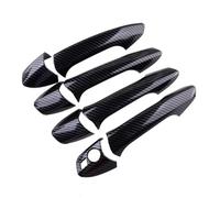 Tiradores Exteriores Coche Compatible Con Benz Para Clase B W246 2012 2013 2014 2015 Juego Tapas Manija Puerta Exterior Con Textura Fibra Carbono LHD Negro Autopartes