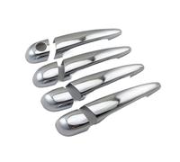 Tiradores exteriores coche Compatible Con E46 330 330ci M3 1996 1997 1998 1999 2000 2001 2002 2003 2004 2005 ABS LHD Cubierta Manija Puerta Exterior(4PCS)