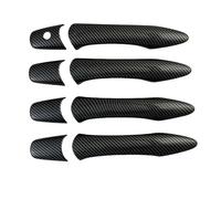 Tiradores Exteriores Coche Compatible Con Infiniti Para QX50 2008-2017 Cubiertas De Manijas De Puerta Pegatinas Accesorios Laterales De Carbono Negro Brillante Para Coche