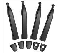 Tiradores exteriores coche Compatible Con Lexus Para GX470 2003-2009 Para RX400h 2006-2008 Juego Cubiertas Embellecedoras Negras Manija Puerta Exterior Coche