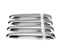 Tiradores Exteriores Coche Compatible Con Mitsubishi Para Triton L200 ML MN MQ 2005 2006-2017 1 Juego De Embellecedores De Manija De Puerta Exterior Cromados Negros Accesorios Para Coche