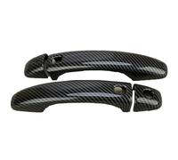 Tiradores Exteriores Coche Compatible Con Para A5 Para Convertible 2010-2017 Cubierta Manija Puerta Embellecedora Para Smart Hole 1 Par Estilo Fibra De Carbono Coche Izquierdo Derecho
