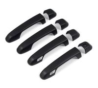 Tiradores exteriores coche Compatible Con Toyota Para 4Runner 2010-2023 Accesorios Embellecedores ABS Negro Mate Carcasa Manija Exterior Puerta Coche