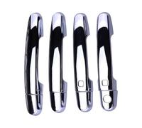Tiradores exteriores coche Compatible Con Toyota Para Yaris Para Corolla 2010 2011 2012 2013 Cubierta ABS Moldura Plateada Cubierta Exterior Manija Puerta