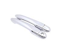 Tiradores Exteriores Coche Embellecedor De Manija De Puerta Lateral Cromada Para Clio Para IV Para MK4 2012-2019 Embellecedora Manillas Puertas(0 Keyhole 1 Buttons)