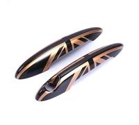 Tiradores Exteriores Coche Para MINI Cooper R50 R56 R60 2 Unids/set Diseño De Reino Unido Cubierta Manija Puerta Exterior Coche Embellecedor ABS Estilo(A)