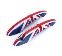 Tiradores Exteriores Coche Para MINI Cooper R50 R56 R60 2 Unids/set Diseño De Reino Unido Cubierta Manija Puerta Exterior Coche Embellecedor ABS Estilo(B)