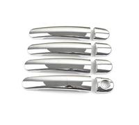 Tiradores Exteriores Coche Para VW Para Polo Para Lupo 2003 2004 2005 2006 Cubierta De Manija De Puerta Exterior Accesorios De Coche Adhesivo De Estilo Embellecedora Manillas Puertas(Silver B)