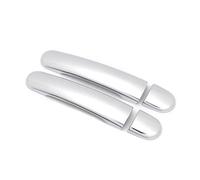 Tiradores exteriores Compatible Con Seat Para Ibiza 2002-2017 Cubiertas De Manijas De Puertas Exteriores De Coche Cromadas Estilo Fibra De Carbono Accesorios De Estilo De Coche(Silver C)