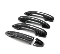 Tiradores Exteriores De Coche Para A C E S CLA GLA GLC GLE GLS AMG GT Class Cubierta De Manija Puerta Fibra Carbono Para Volante A La Izquierda Accesorios Moldura Exterior BLNETU(2 DOORS-WITH SENSORS)